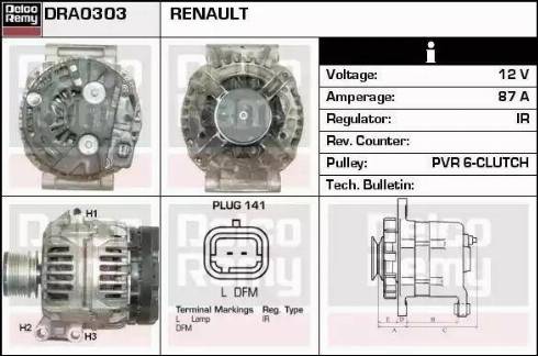 Remy DRA0303 - Alternatore autozon.pro