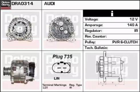 Remy DRA0314 - Alternatore autozon.pro