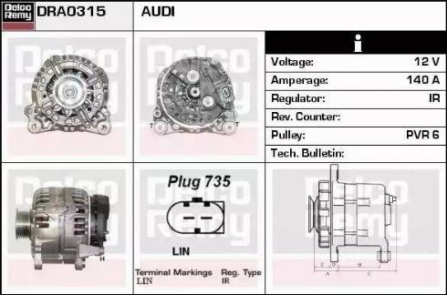 Remy DRA0315 - Alternatore autozon.pro