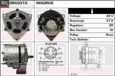 Remy DRA0310 - Alternatore autozon.pro