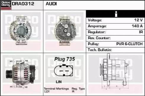 Remy DRA0312 - Alternatore autozon.pro