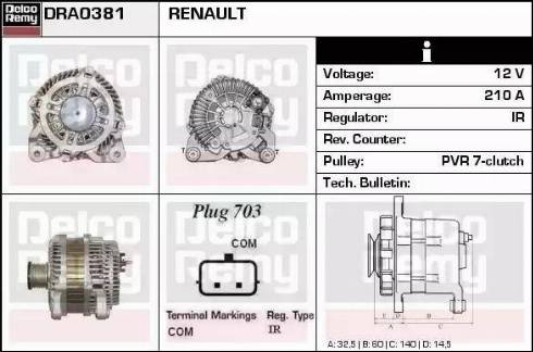 Remy DRA0381 - Alternatore autozon.pro