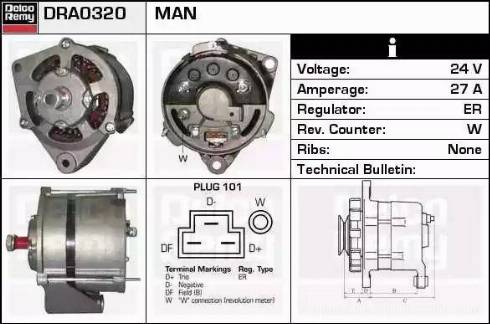 Remy DRA0320 - Alternatore autozon.pro