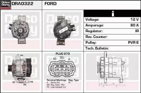 Remy DRA0322 - Alternatore autozon.pro