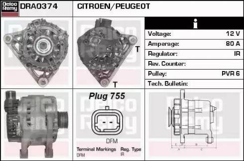 Remy DRA0374 - Alternatore autozon.pro