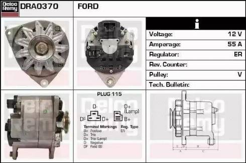 Remy DRA0370 - Alternatore autozon.pro