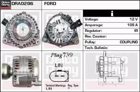 Remy DRA0296 - Alternatore autozon.pro