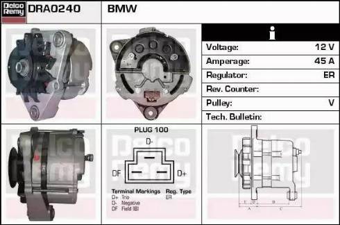 Remy DRA0240 - Alternatore autozon.pro