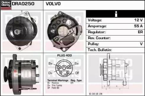 Remy DRA0250 - Alternatore autozon.pro