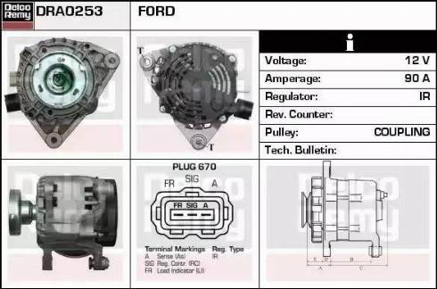 Remy DRA0253 - Alternatore autozon.pro