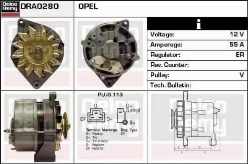 Remy DRA0280 - Alternatore autozon.pro