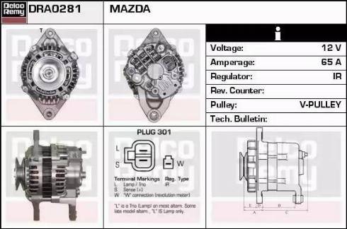 Remy DRA0281 - Alternatore autozon.pro