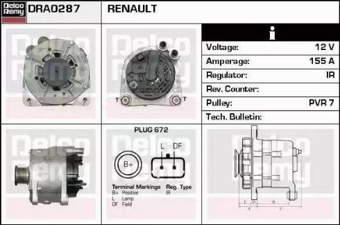 Remy DRA0287 - Alternatore autozon.pro