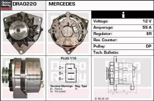 Remy DRA0220 - Alternatore autozon.pro