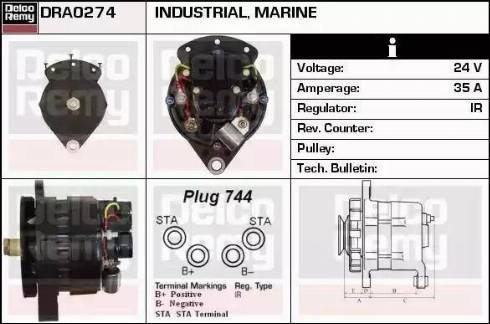 Remy DRA0274 - Alternatore autozon.pro