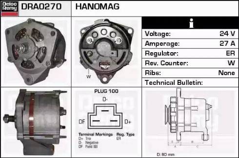 Remy DRA0270 - Alternatore autozon.pro