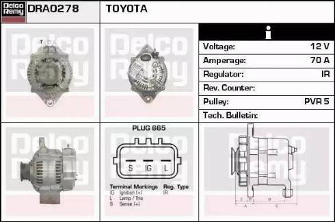 Remy DRA0278 - Alternatore autozon.pro