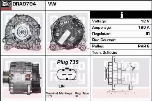 Remy DRA0794 - Alternatore autozon.pro