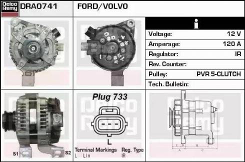 Remy DRA0741 - Alternatore autozon.pro