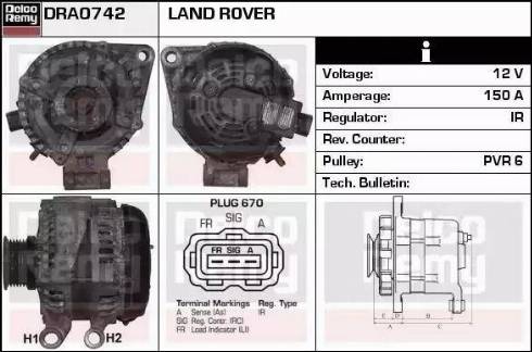 Remy DRA0742 - Alternatore autozon.pro