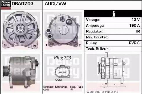 Remy DRA0703 - Alternatore autozon.pro