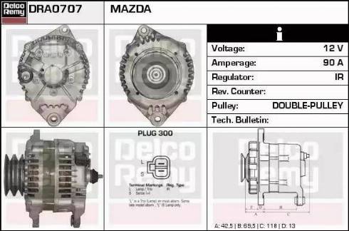 Remy DRA0707 - Alternatore autozon.pro