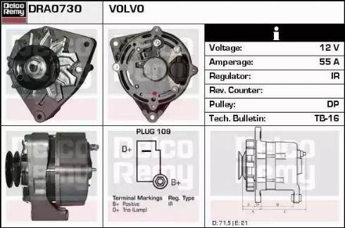 Remy DRA0730 - Alternatore autozon.pro