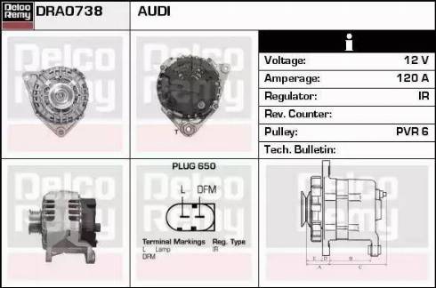 Remy DRA0738 - Alternatore autozon.pro