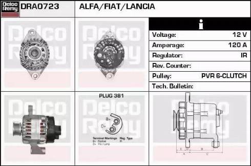 Remy DRA0723 - Alternatore autozon.pro