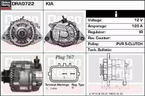 Remy DRA0722 - Alternatore autozon.pro