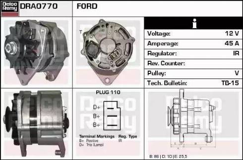 Remy DRA0770 - Alternatore autozon.pro