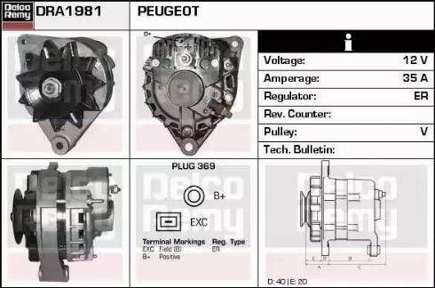 Remy DRA1981 - Alternatore autozon.pro