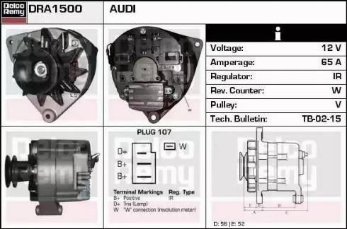 Remy DRA1500 - Alternatore autozon.pro