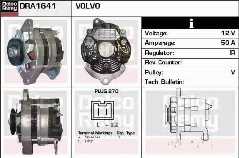 Remy DRA1641 - Alternatore autozon.pro