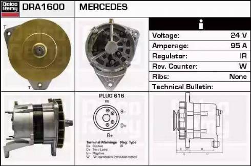 Remy DRA1600 - Alternatore autozon.pro