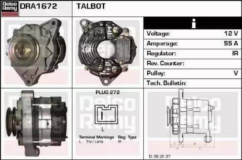 Remy DRA1672 - Alternatore autozon.pro