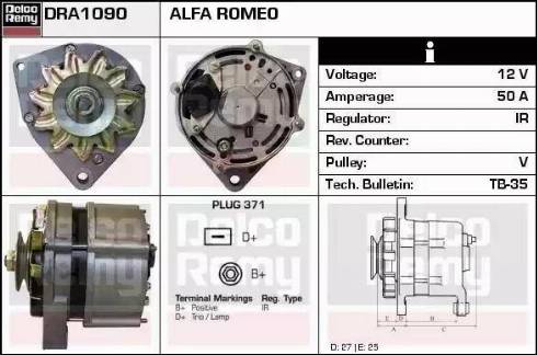 Remy DRA1090 - Alternatore autozon.pro