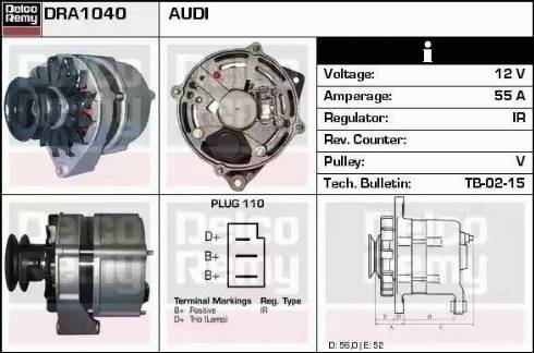 Remy DRA1040 - Alternatore autozon.pro