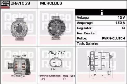 Remy DRA1059 - Alternatore autozon.pro