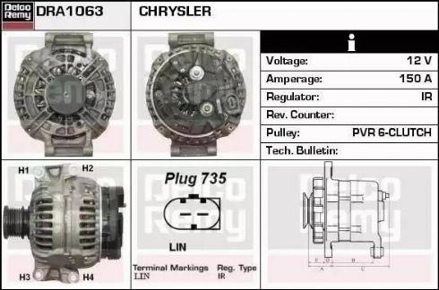 Remy DRA1063 - Alternatore autozon.pro