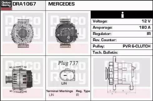 Remy DRA1067 - Alternatore autozon.pro