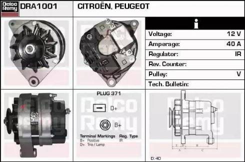 Remy DRA1001 - Alternatore autozon.pro