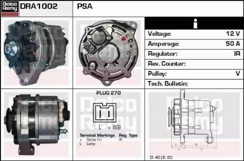 Remy DRA1002 - Alternatore autozon.pro