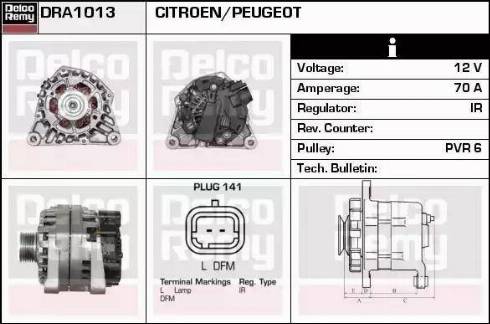 Remy DRA1013 - Alternatore autozon.pro