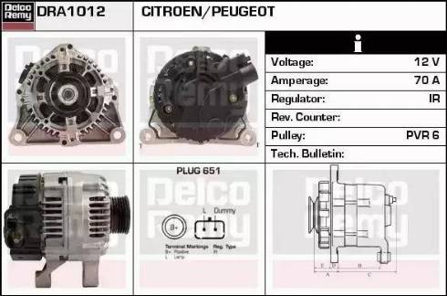 Remy DRA1012 - Alternatore autozon.pro