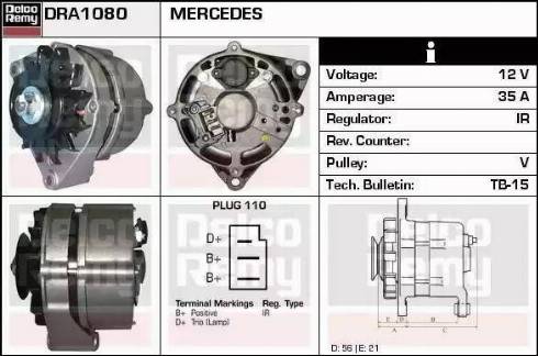 Remy DRA1080 - Alternatore autozon.pro