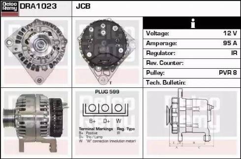 Remy DRA1023 - Alternatore autozon.pro