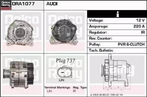 Remy DRA1077 - Alternatore autozon.pro