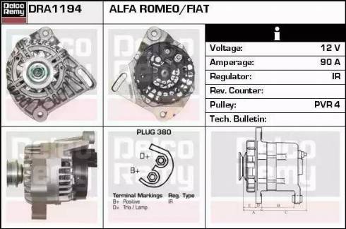 Remy DRA1194 - Alternatore autozon.pro