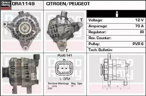 Remy DRA1149 - Alternatore autozon.pro